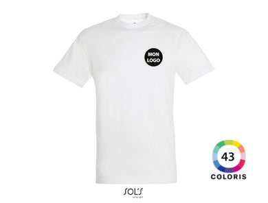 50 t-shirts Sol's Imperial 190g personnalisés