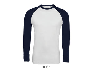 T-shirt homme bicolore raglan Sol's Funky