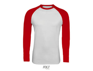 T-shirt homme bicolore raglan Sol's Funky