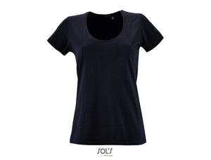 T-shirt femme col rond décolleté Sol's Metropolitan