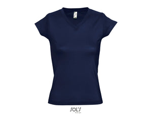 T-shirt femme col V Sol's Moon