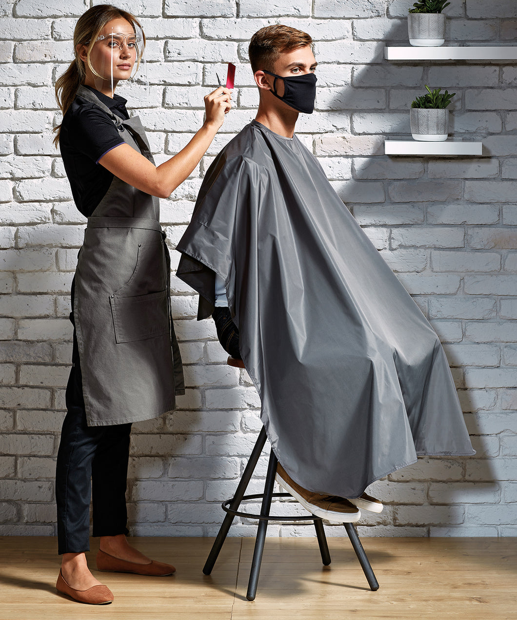 Blouse salon de coiffure imperméable