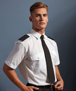 Chemise de pilote à manches courtes