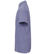 Charger l&#39;image dans la galerie, Chemise Homme manches courtes motif vichy micro-carreaux en coton