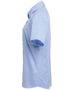 Chemise en coton à petits carreaux (Gingham) manches courtes femme